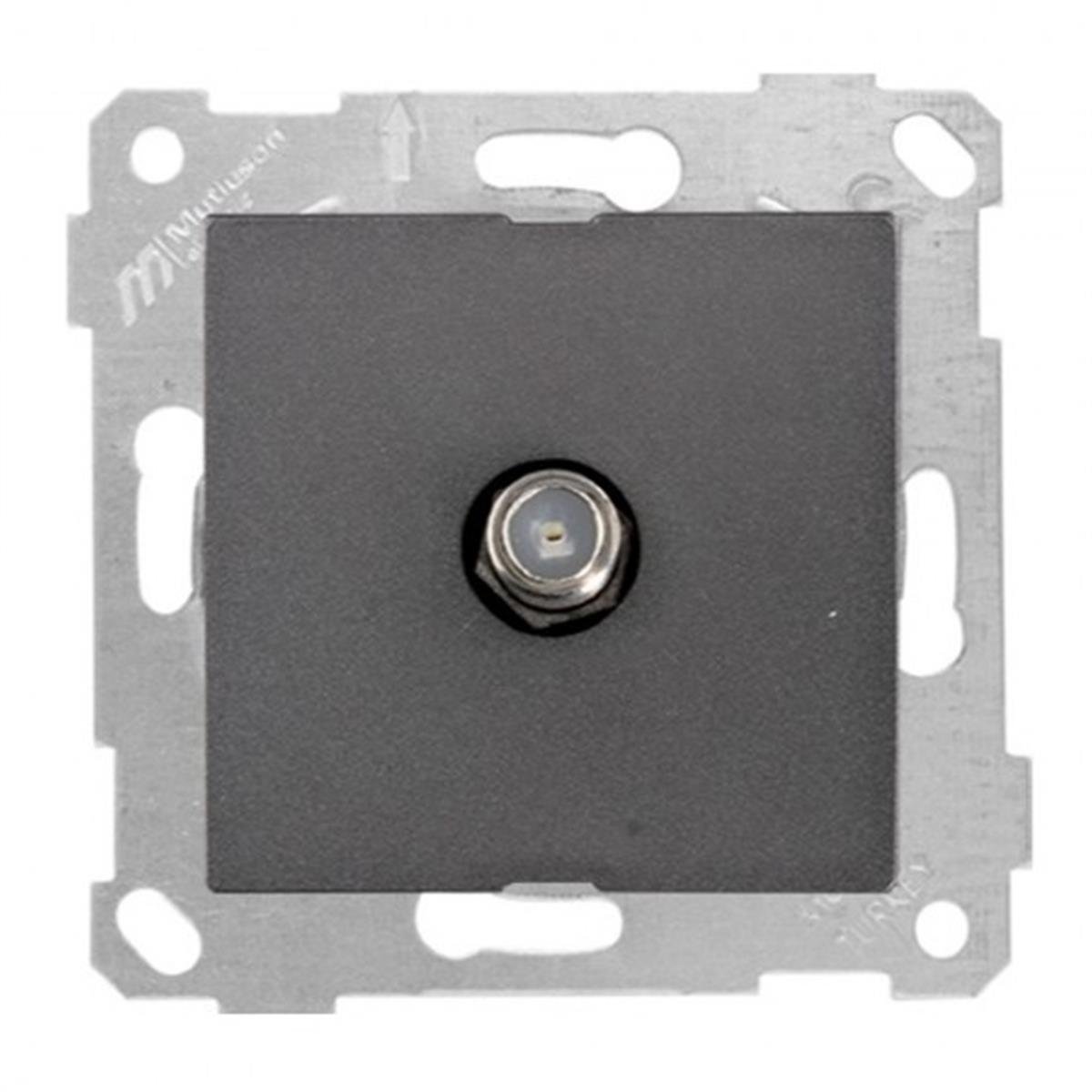 MUTLUSAN RİTA FÜME MEKANİZMA + TUŞ TV PRİZİ F DİŞİ 2200 172 0195