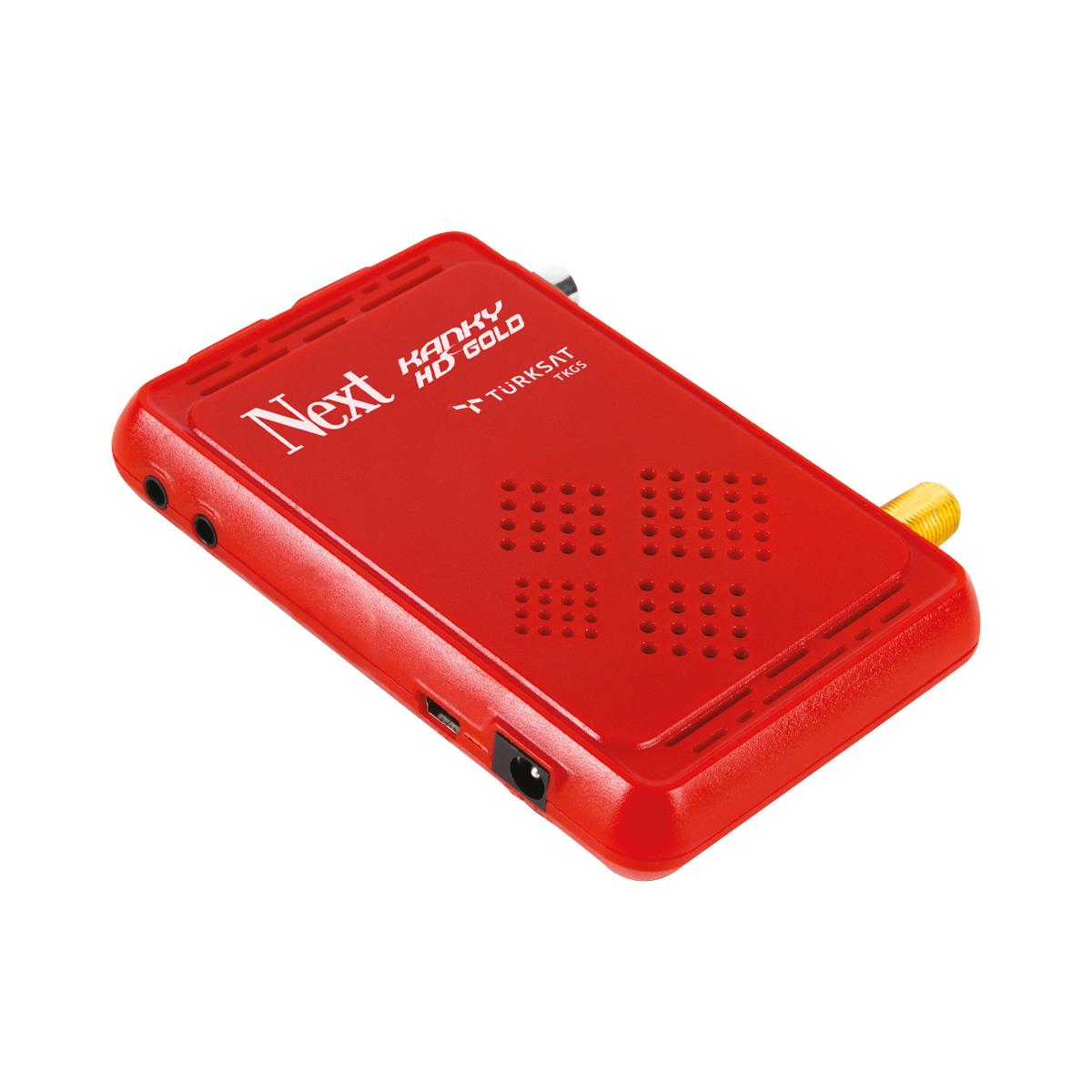 Next & NextStrar Kanky HD Gold Uydu Alıcısı Kırmızı