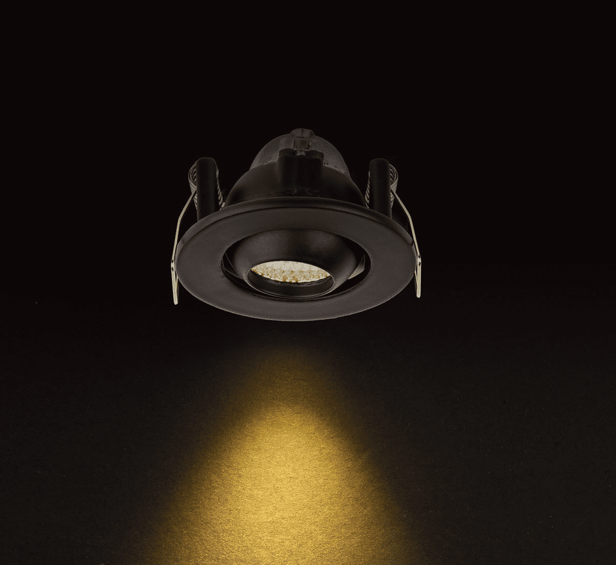 Noas YL94 0202 3200K Gün Işığı 1W Manda Gözü Hareketli Siyah Yıldız Spot