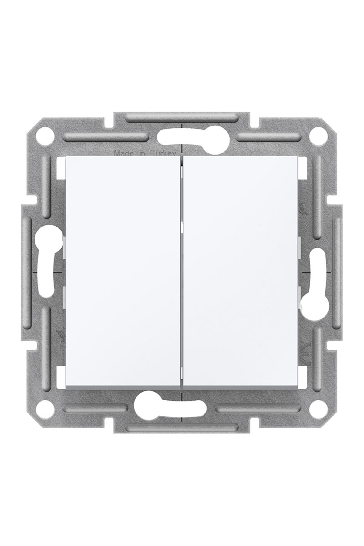 SCHNEIDER EPH0370121 ASFORA BEYAZ ÇERÇEVESİZ KOMÜTATÖR