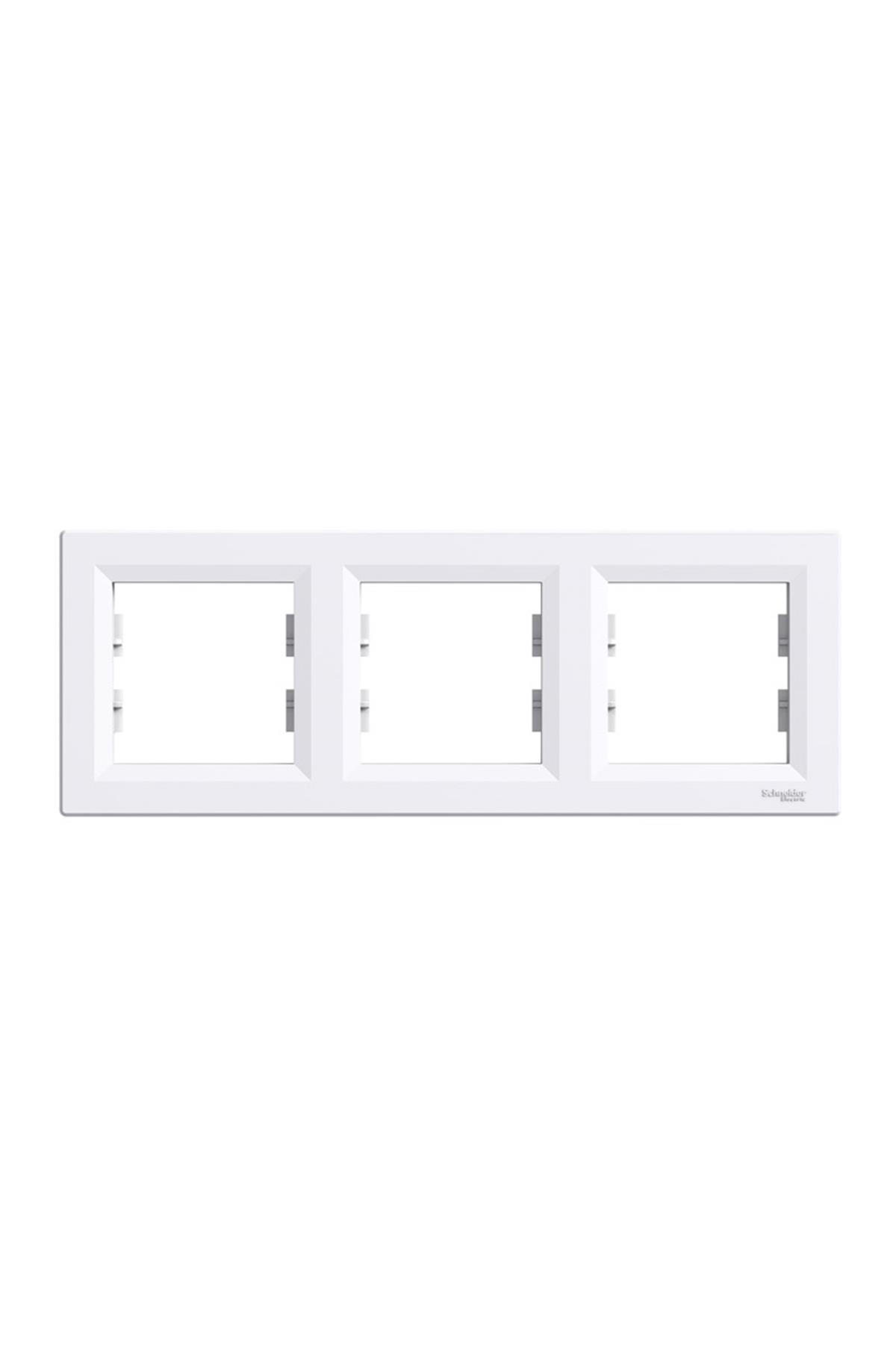 SCHNEIDER EPH5800321 ASFORA 3LÜ BEYAZ ÇERÇEVE