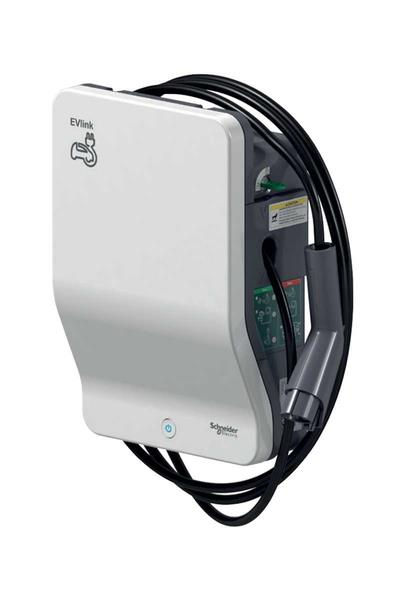 Schneider EVH2S22P0CK EVlink Wallbox 22kW T2 Bağlantılı Kablolu Şarj İstasyonu