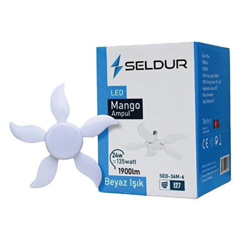 Seldur 24W Mango LED Ampul 6500K Beyaz Işık