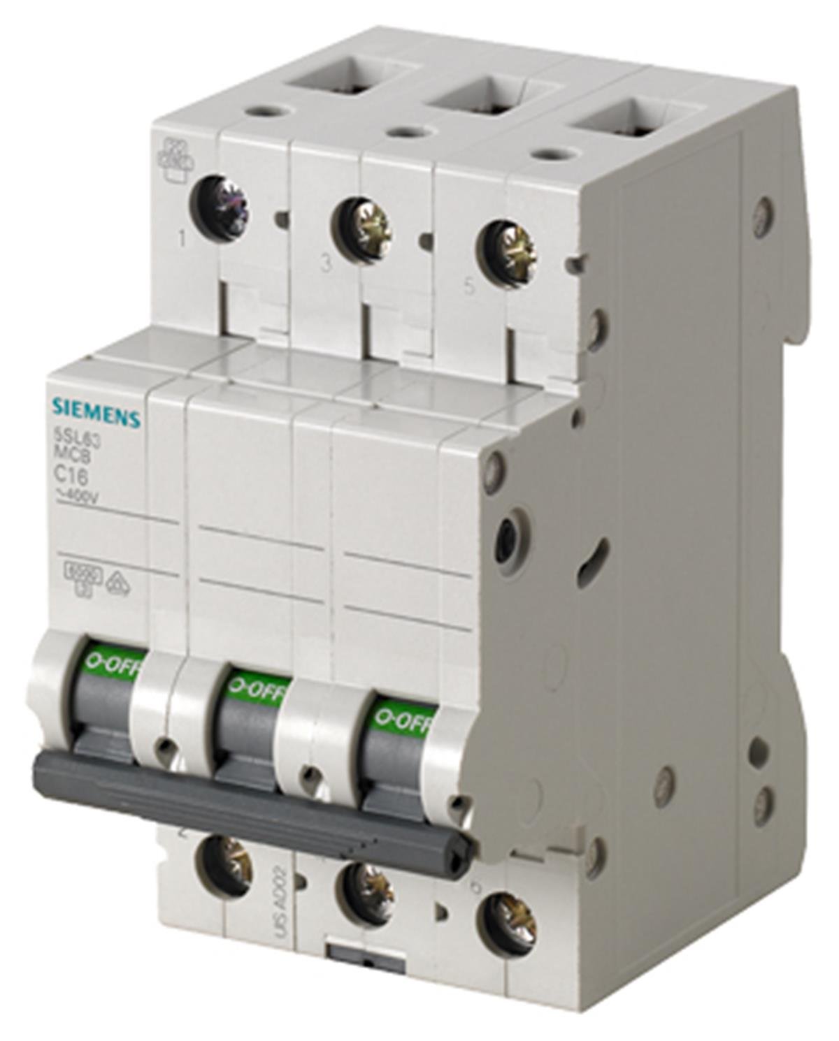 SIEMENS 5SL6316-7YA 3X16A 6KA 3F C TİPİ OTOMATİK SİGORTA