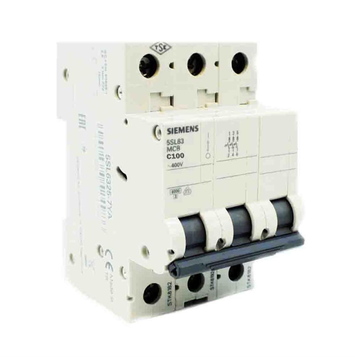 SIEMENS C TİPİ 3X100A 10KA OTOMATİK SİGORTA 5SP4391-7