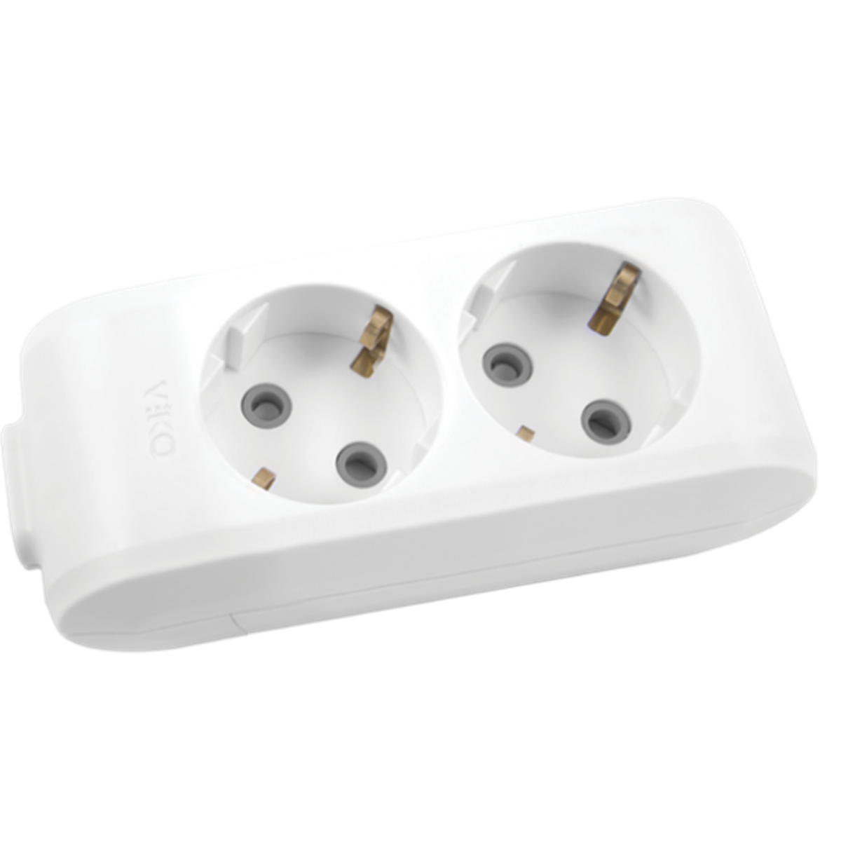 VİKO 90113200 MULTİ-LET 2Lİ PRİZ ÇOCUK KORUMALI TOPRAKLI KLEMENSLİ GRUP PRİZ