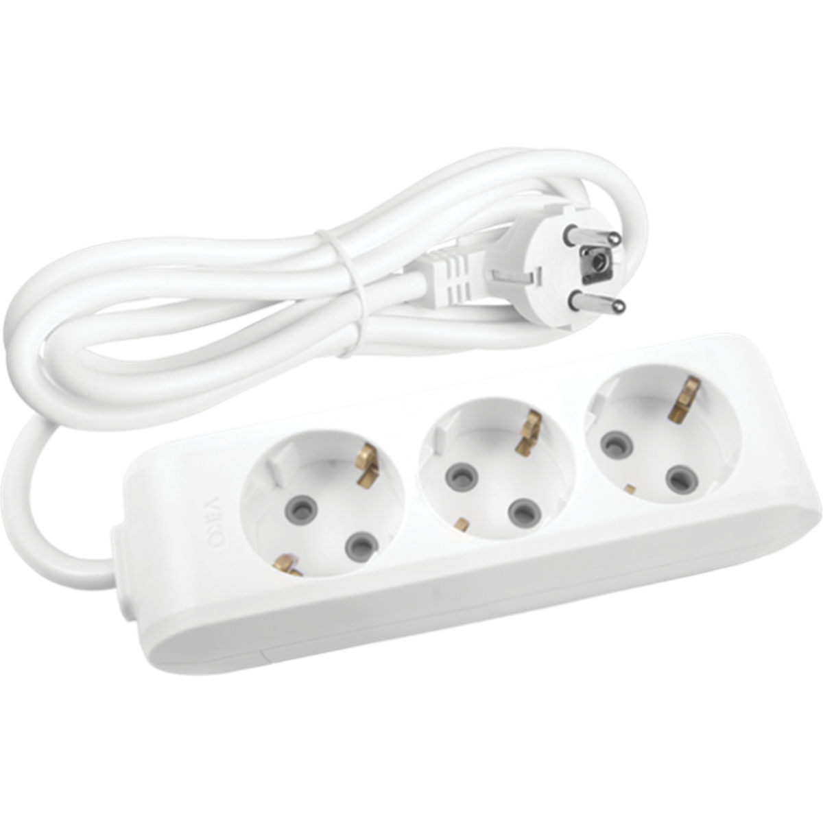 VİKO 90113302 MULTİ-LET 3LÜ PRİZ ÇOCUK KORUMALI TOPRAKLI 2 METRE KABLOLU GRUP PRİZ