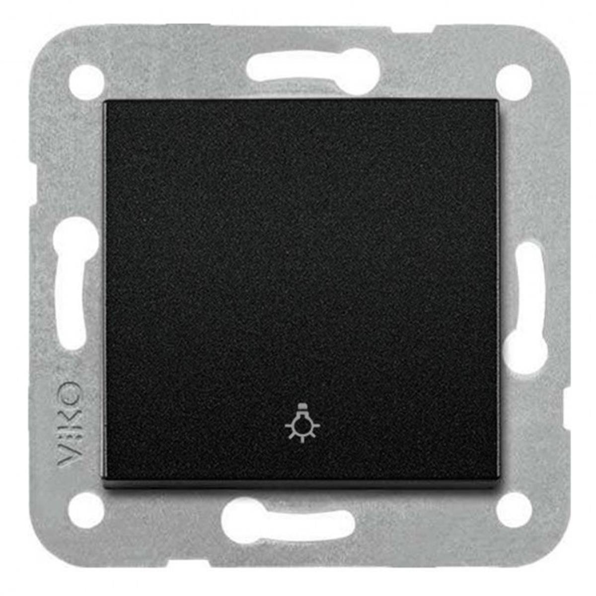 VİKO 92605503 NOVELLA/TRENDA SİYAH LİGHT DÜĞME (MEKANİZMA HARİÇ)