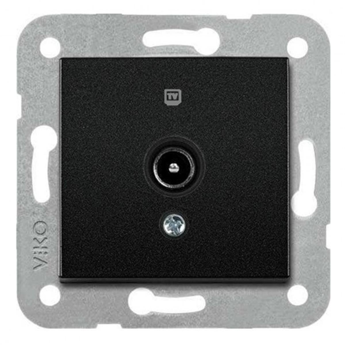 VİKO 92605510 NOVELLA/TRENDA SİYAH TV PRİZİ KAPAK (MEKANİZMA HARİÇ)