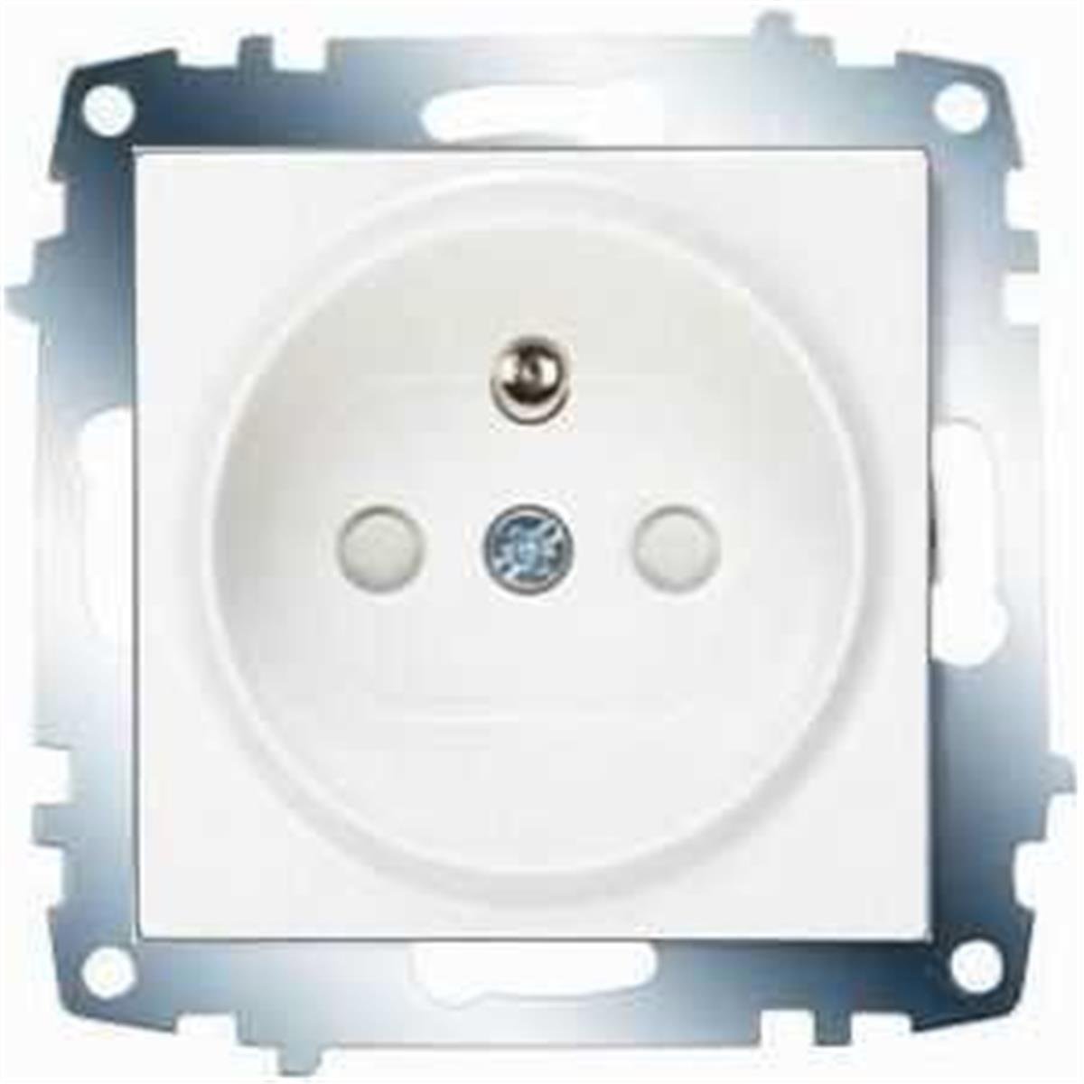 VİKO KARRE ÇOCUK KORUMALI UPS PRİZ - BEYAZ (ÇERÇEVE HARİÇ) 90967045