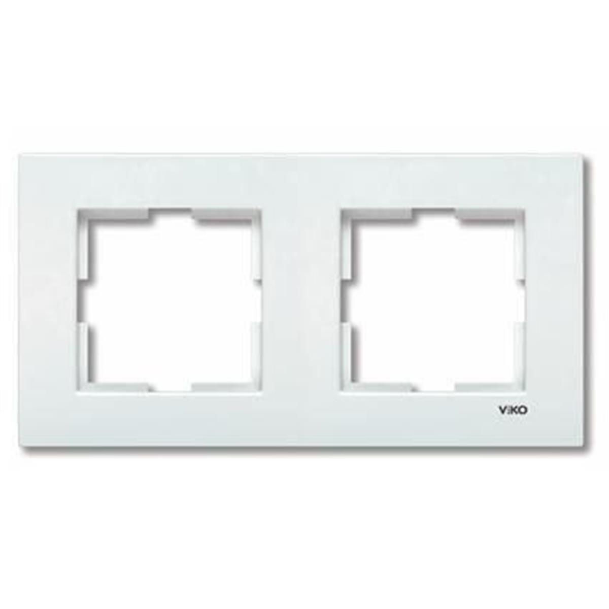 VİKO KARRE İKİLİ ÇERÇEVE - BEYAZ 90960201