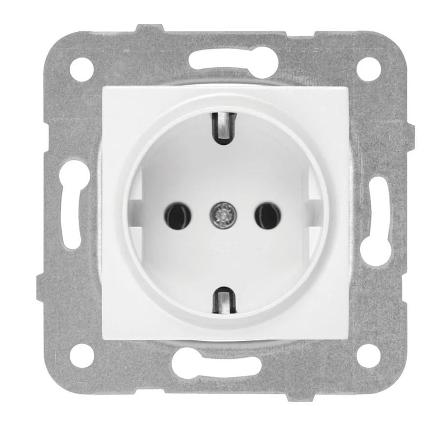 Viko Karre Topraklı Priz - Beyaz (Çerçeve Hariç) 90967008