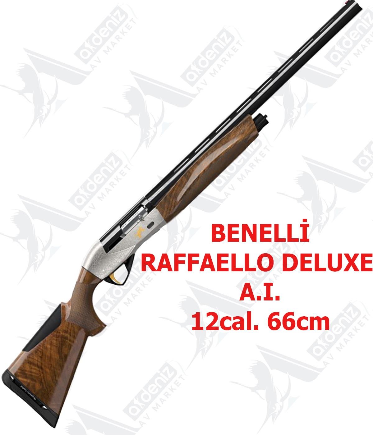 Benelli Raffaello Deluxe A.I. 12 cal. 66 cm Y.Oto Yivsiz Av TüfeğiBENELLİ