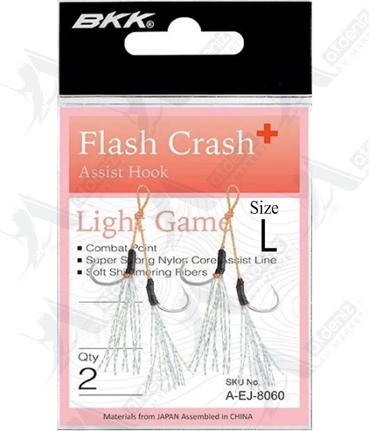 BKK Flash Crash+ Double Jig Assist İğne 2'li Paket No:LBKK