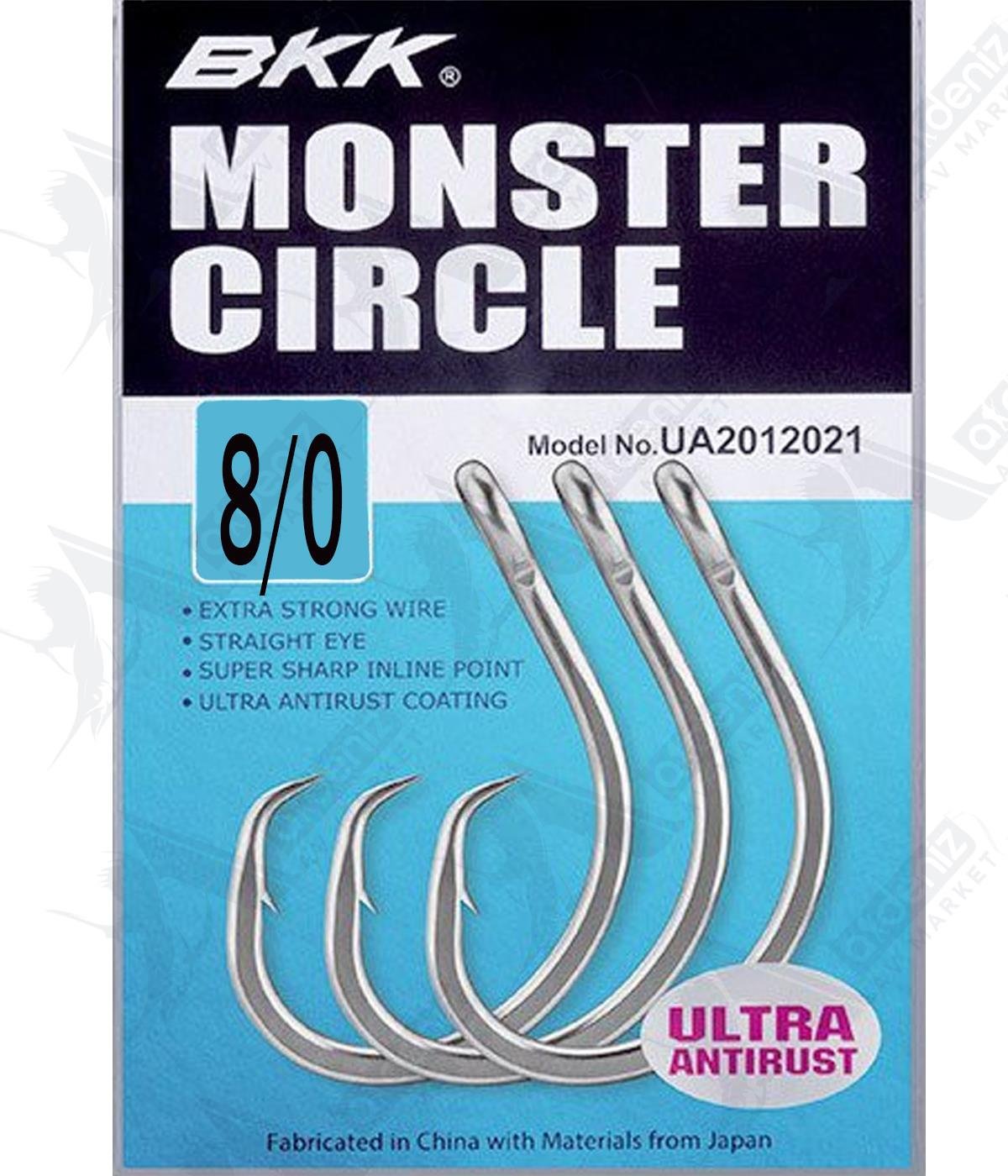 BKK Monster Circle Olta İğnesi 5'li Paket No:8/0BKK