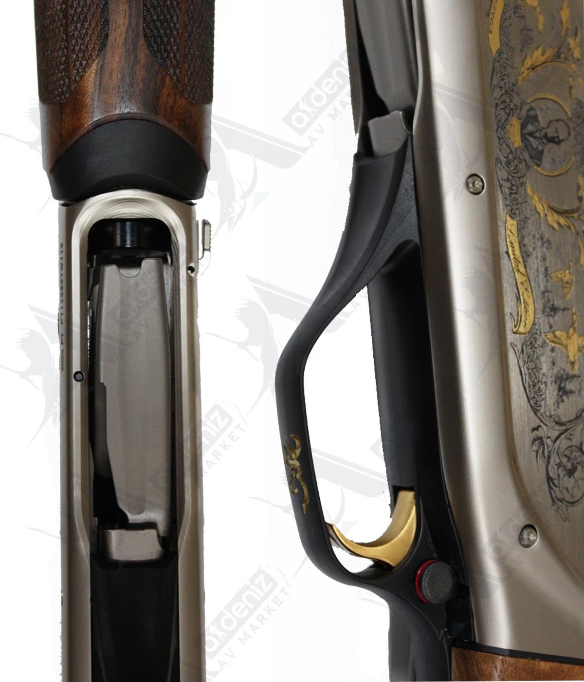 Browning Maxus 2 Limited Edition Gold GR4 12 Cal. 66 Cm Yarı Otomatik Yivsiz Av TüfeğiBROWNİNG