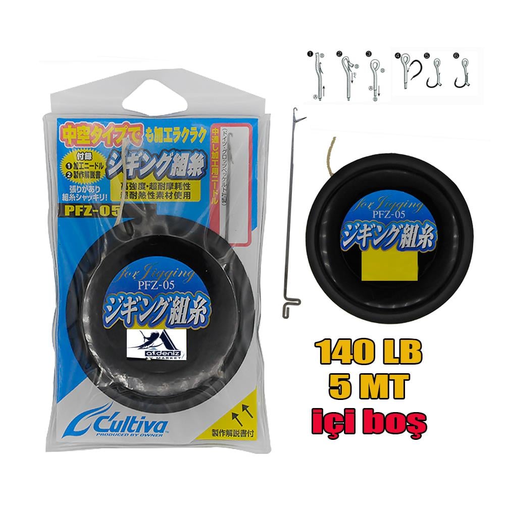 Cultiva 66097 140 Lb 5 mt Asist İpi Jigging Assist Line BEYAZCULTİVA