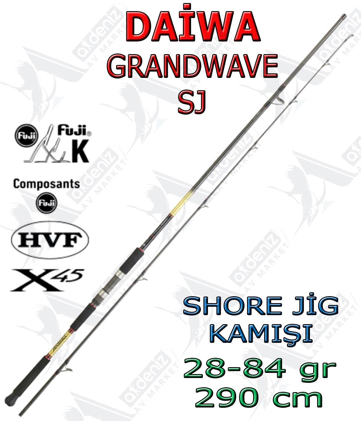 Daiwa Grandwave SJ 2.90 m 28-84gr (2 Parça) Shore Jigging KamışDAİWA