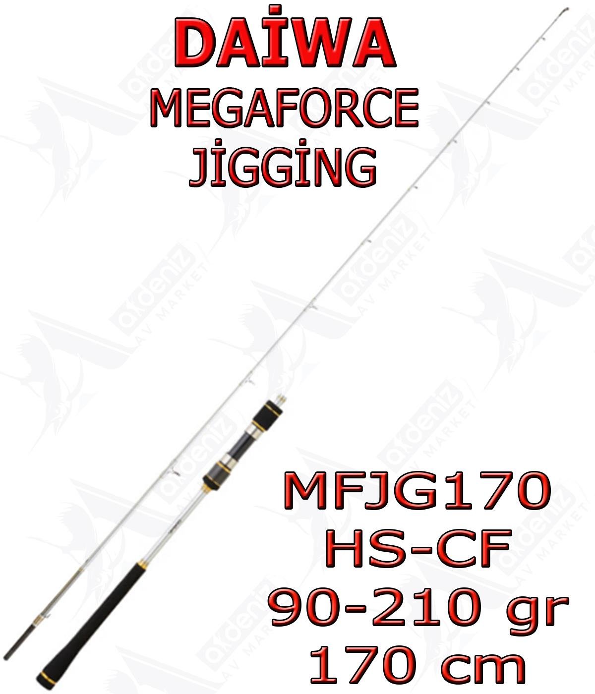 Daiwa New Megaforce Jigging 170 Cm 90-210Gr Jig Olta Kamışı (2 Parça)DAİWA