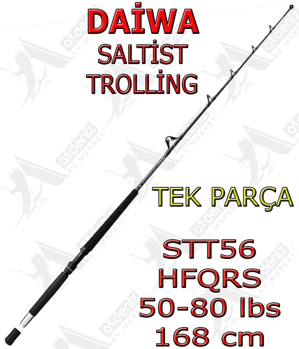 Daiwa Saltist 1.68 M 50-80 Lbs Trolling Kamış Tek ParçaDAİWA
