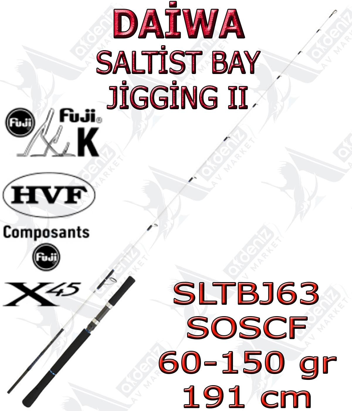 Daiwa Saltist Bay Jig 191 Cm 60-150Gr Olta Kamışı (2 Parça)DAİWA