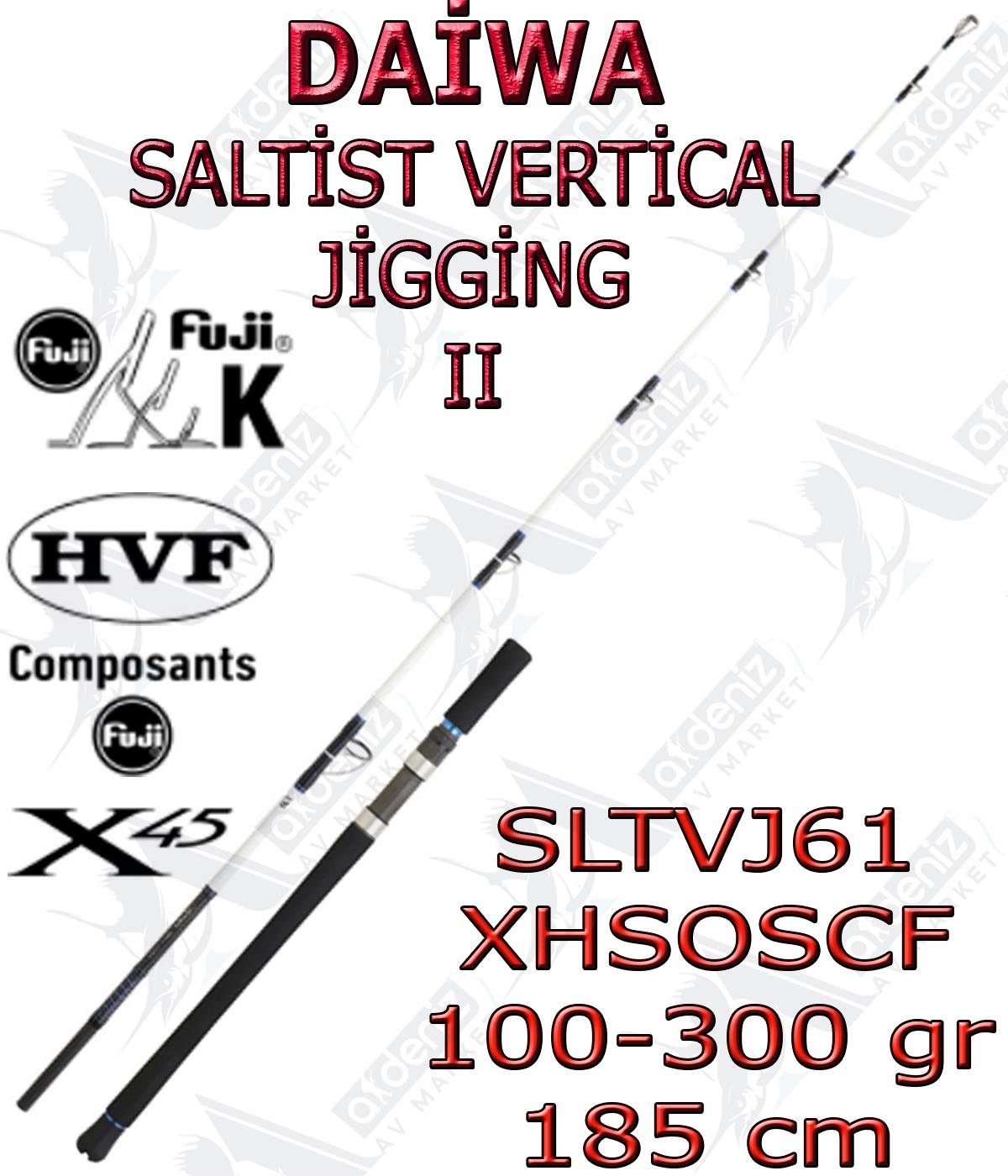 Daiwa Saltist Vertical Jig 185 Cm 100-300Gr Olta Kamışı (2 Parça)DAİWA