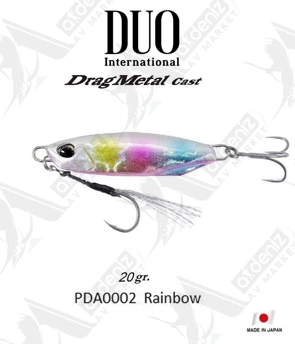Duo Drag Metal Cast Jig 20 gr #PJA0002 RainbowDUO