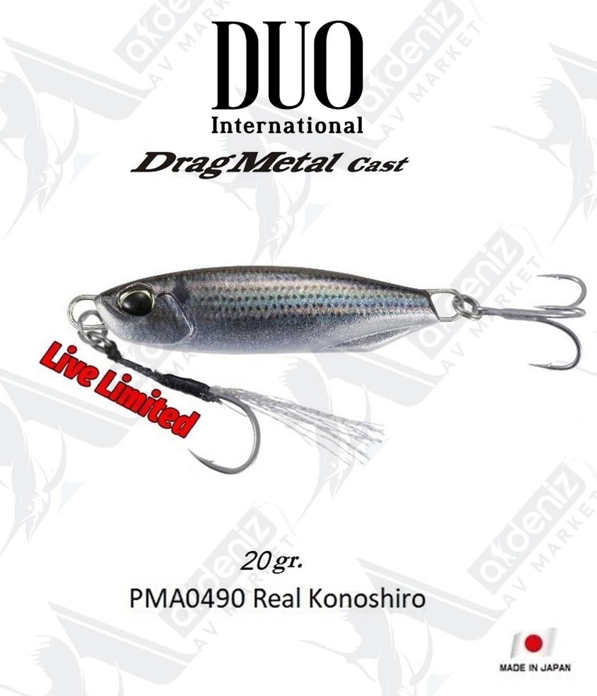 Duo Drag Metal Cast Jig 20 gr #PMA0490 Real KonoshiroDUO