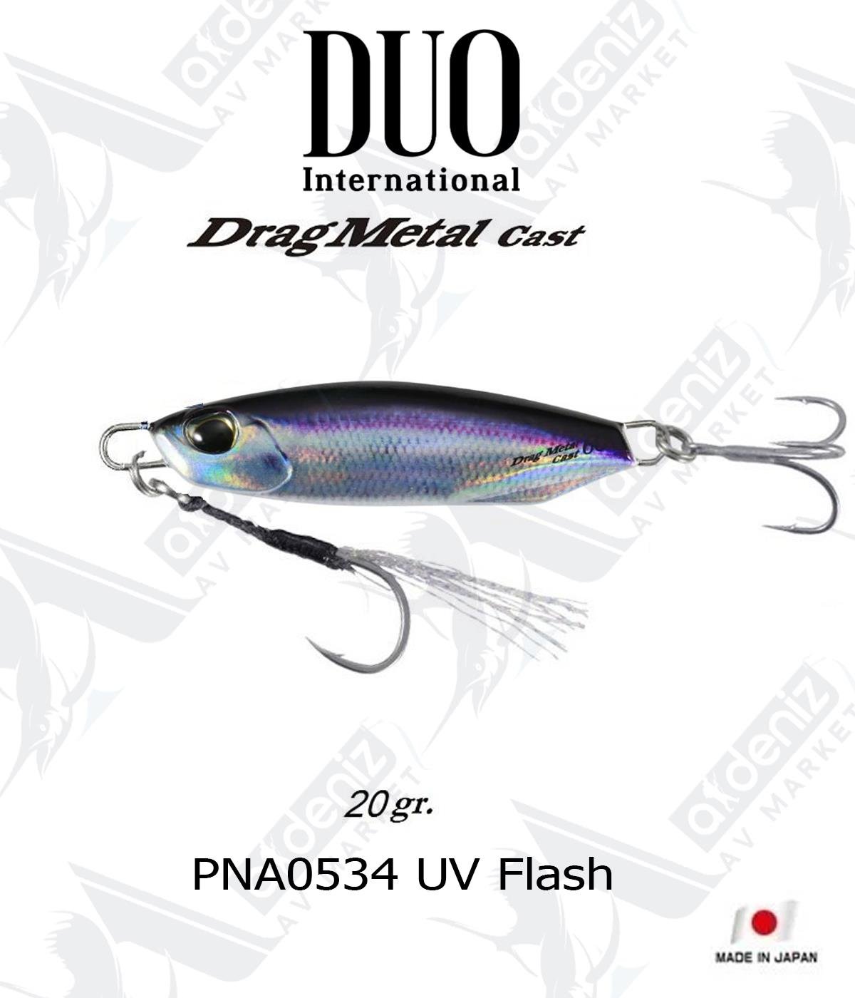 Duo Drag Metal Cast Jig 20 gr #PNA0534 UV FlashDUO