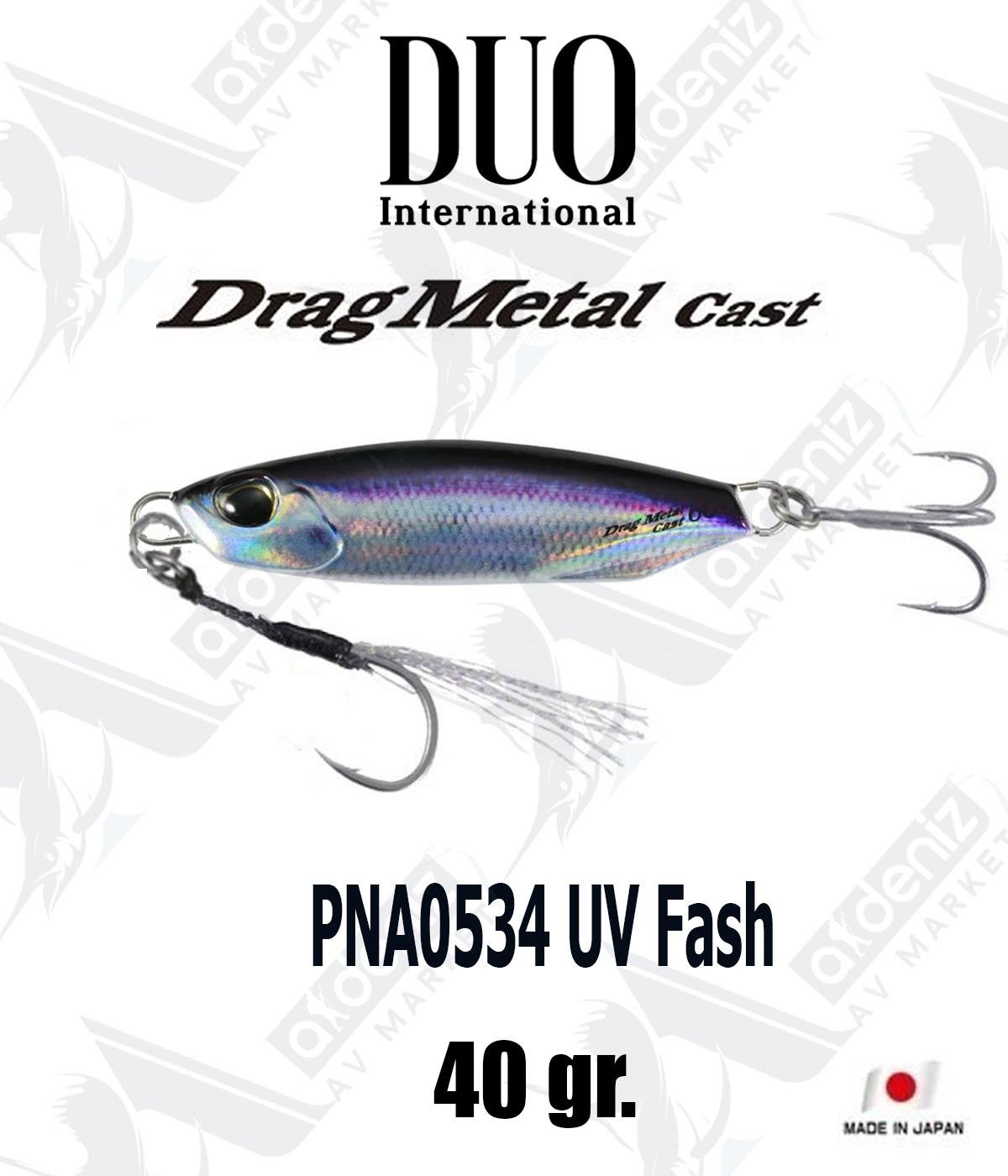 Duo Drag Metal Cast Jig 40 gr #PNA0534  UV FashDUO
