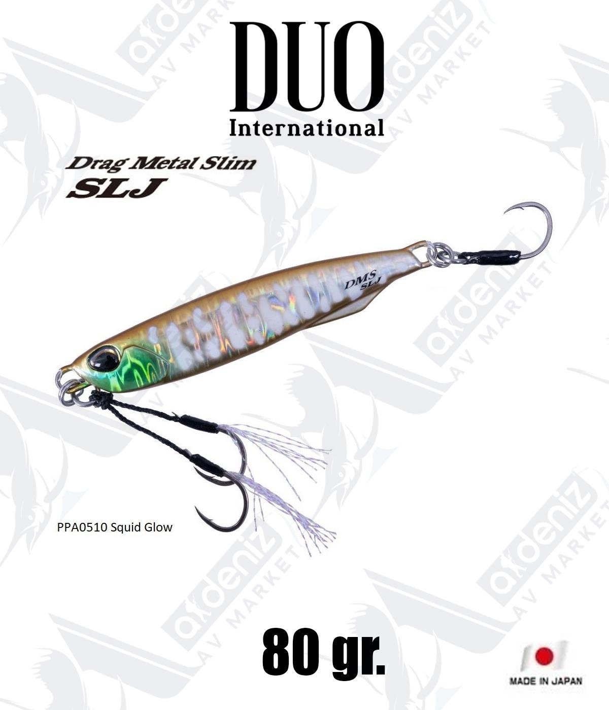 Duo Drag Metal SLJ Jig 80 gr #PPA0510 Squid GlowDUO