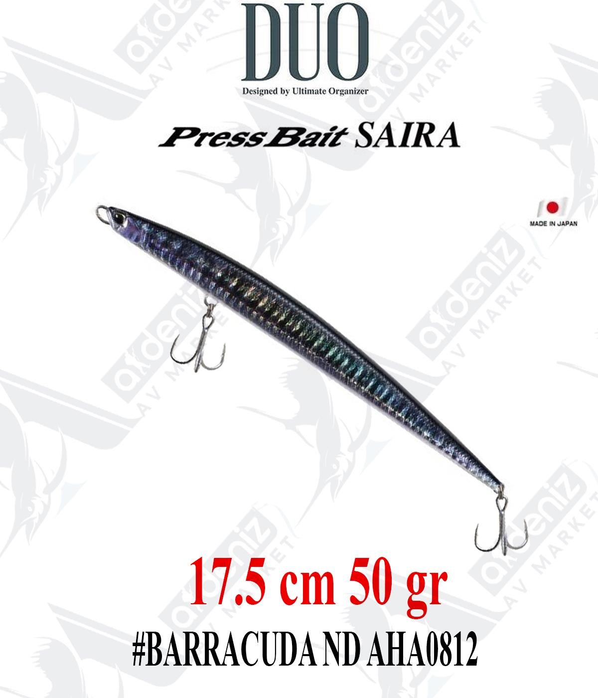 Duo Press Bait Saira 175 mm 50 gr #AHA0812 BARRACUDA NDDUO