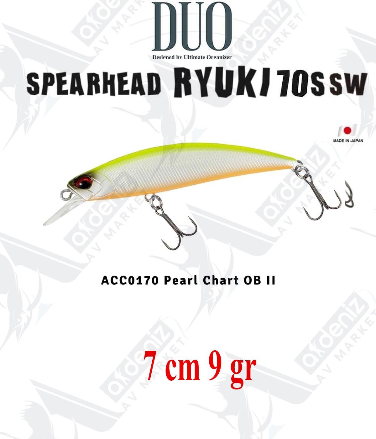 Duo Spearhead Ryuki 70S SW (Sinking) #ACC0170 PEARL CHART OB IIDUO