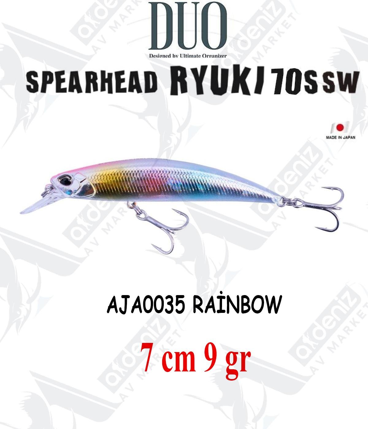 Duo Spearhead Ryuki 70S SW (Sinking) #AJA0035 RAİNBOW RBDUO