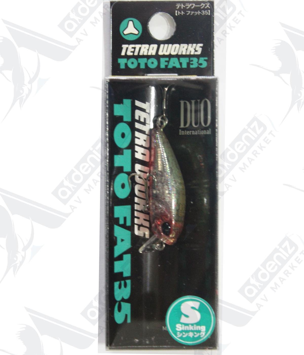Duo Tetra Works Toto Fat 35S 3.5cm 2.1gr #CZA0778 Spinning BachiwormDUO