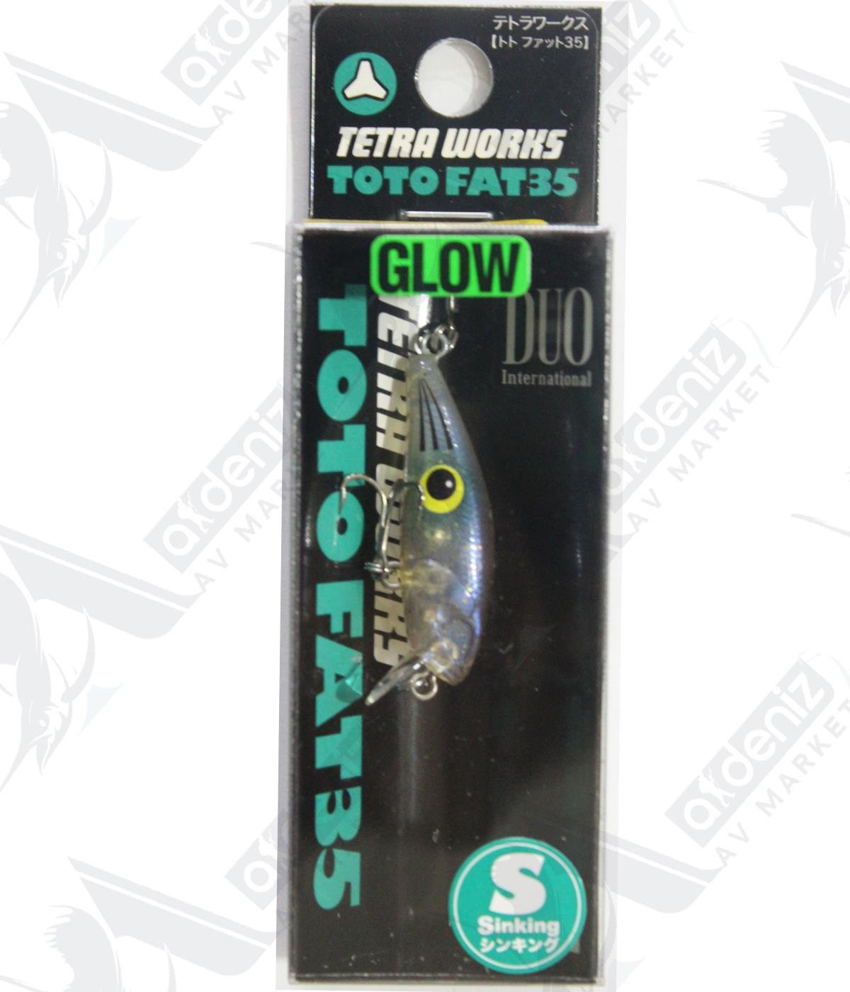 Duo Tetra Works Toto Fat 35S 3.5cm 2.1gr #CCC0653 Baby Aori GlowDUO