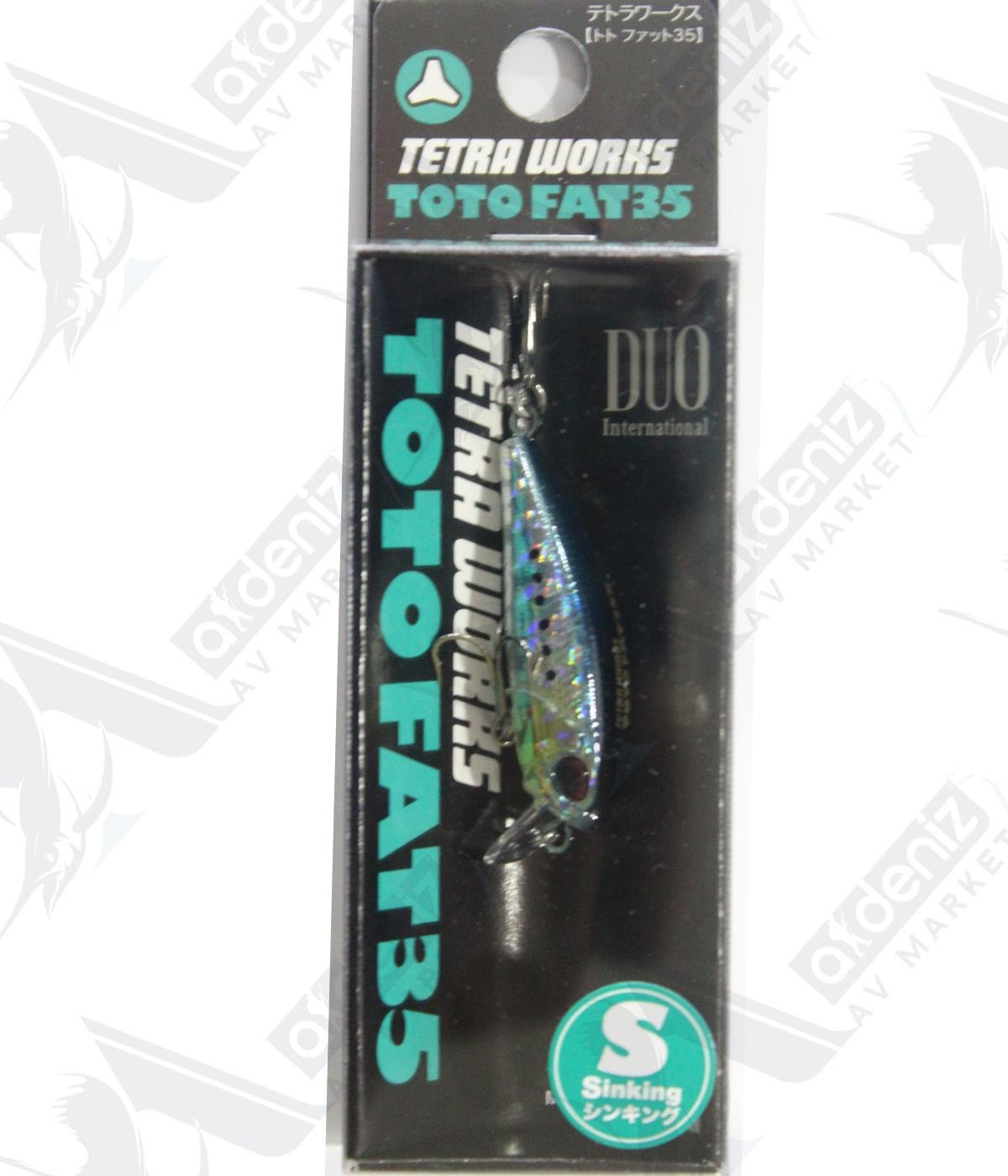 Duo Tetra Works Toto Fat 35S 3.5cm 2.1gr #AHA0011 SardineDUO