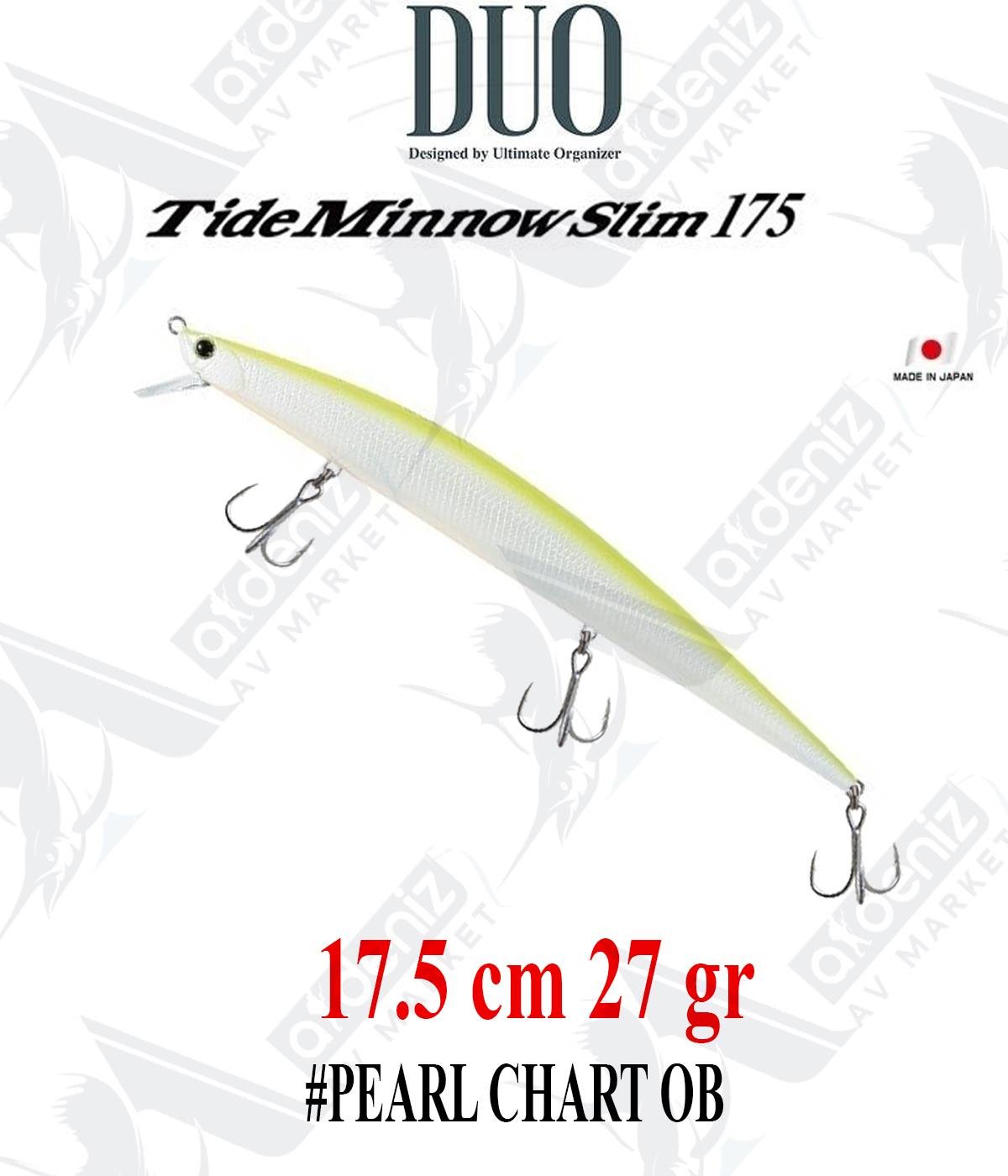 Duo Tide Minnow Slim 175 F 27 gr (Floating) #ACC0039 Pearl Chart OBDUO