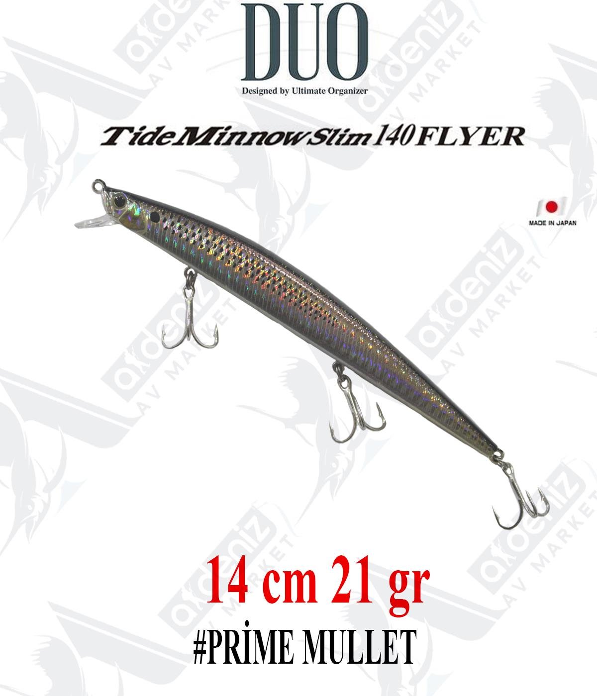 Duo Tide Minnow Slim Flyer 140 mm 21 gr (Sinking) #AHA0627 Prime MulletDUO