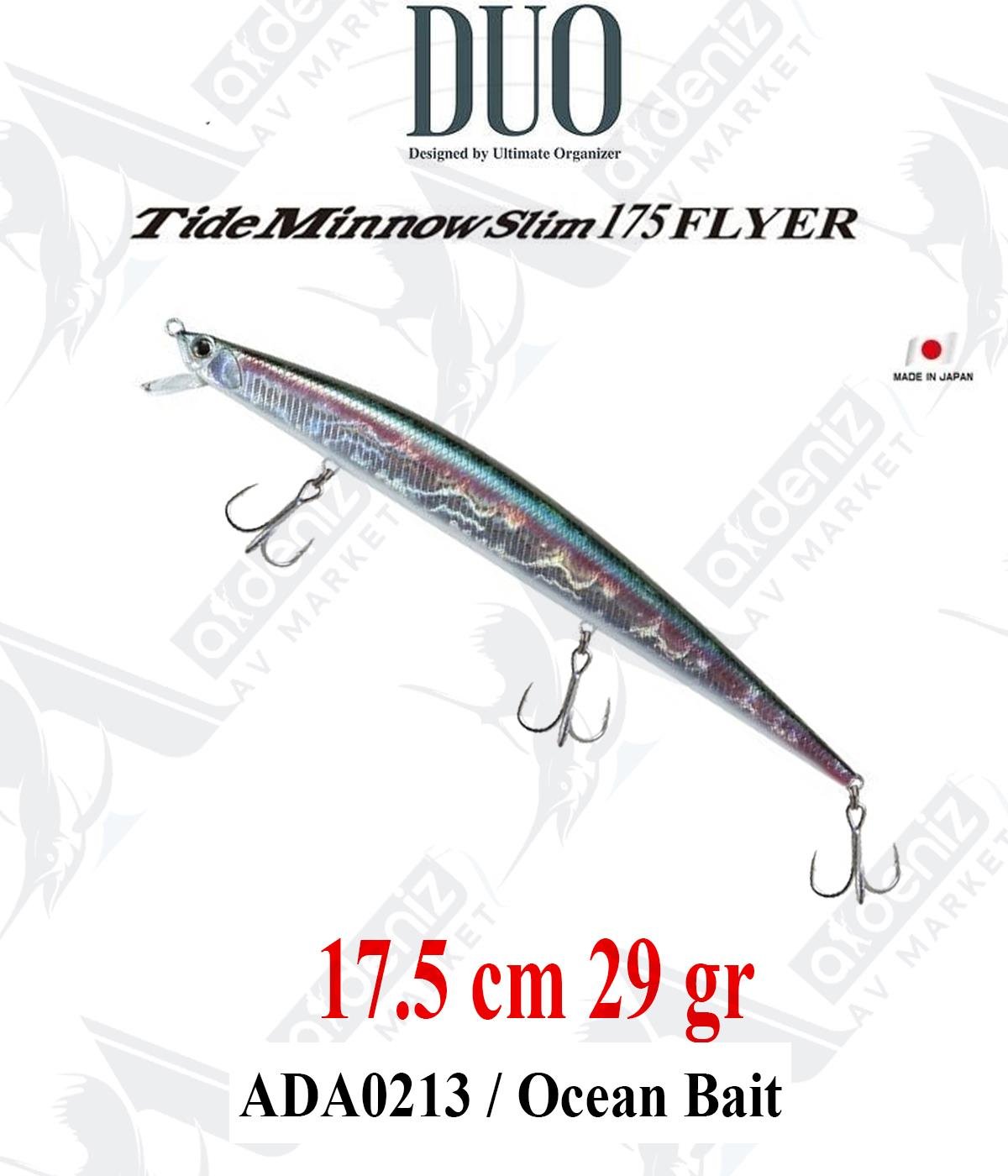 Duo Tide Minnow Slim Flyer 175 mm 29 gr (Sinking) Maket Balık #Ocean BaitDUO