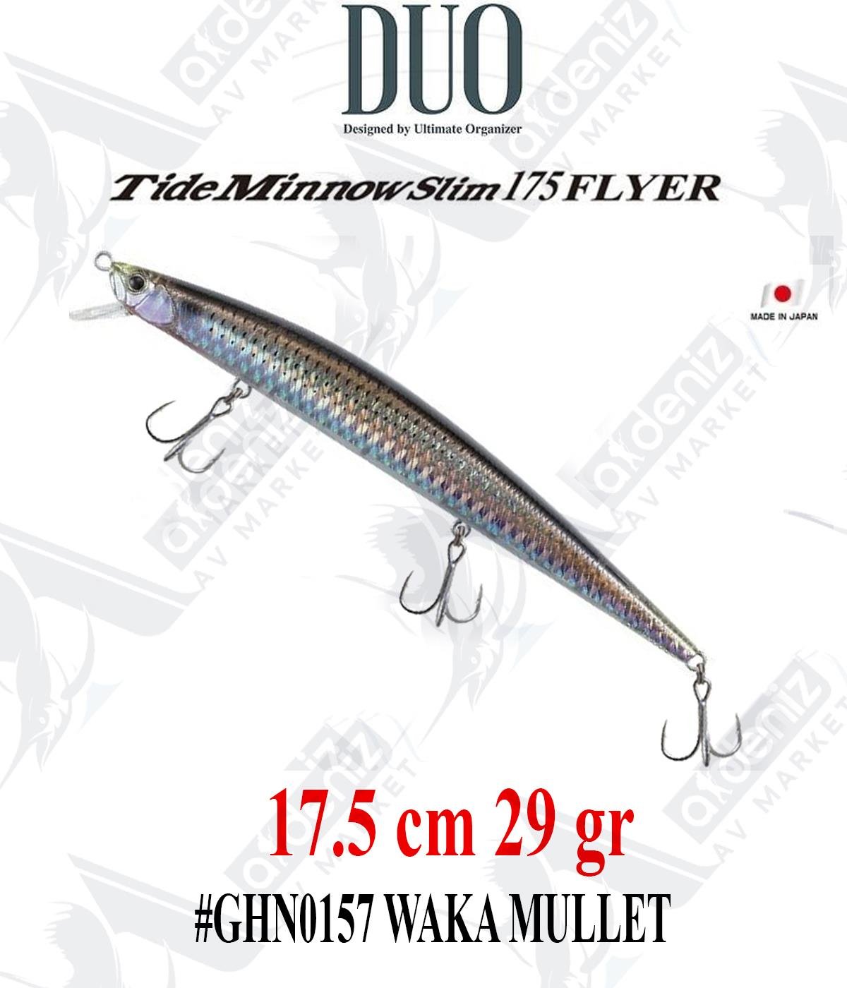 Duo Tide Minnow Slim Flyer 175 mm 29 gr (Sinking) Maket Balık #Waka MulletDUO