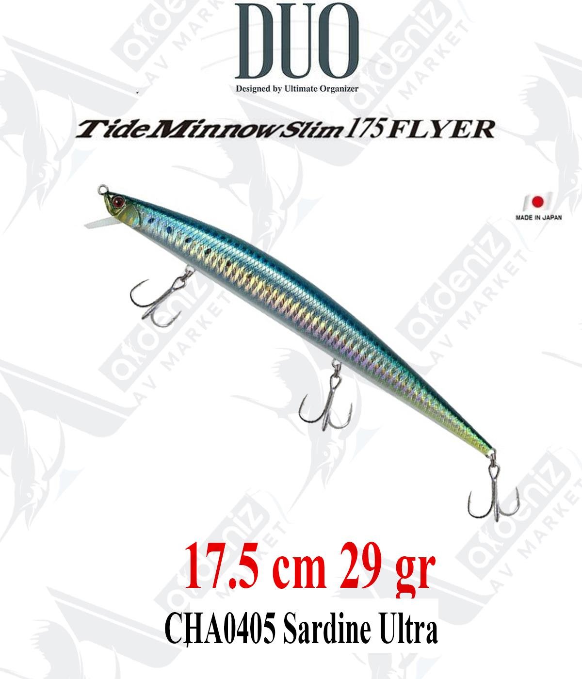 Duo Tide Minnow Slim Flyer 175 mm 29 gr (Sinking) Maket Balık #Sardine UltraDUO
