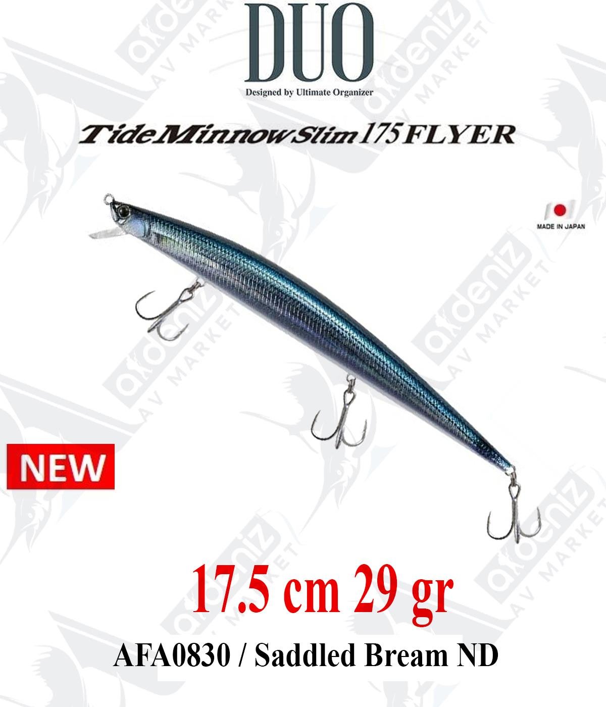 Duo Tide Minnow Slim Flyer 175 mm 29 gr (Sinking) Maket Balık #Saddled Bream NDDUO