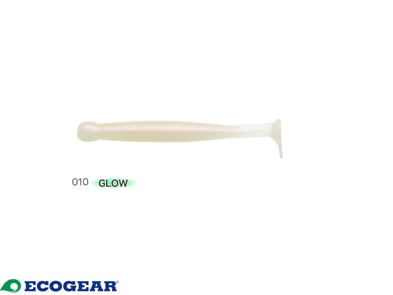 ECOGEAR Grass Minnow L 8,5cm 8pcs #010 Glow