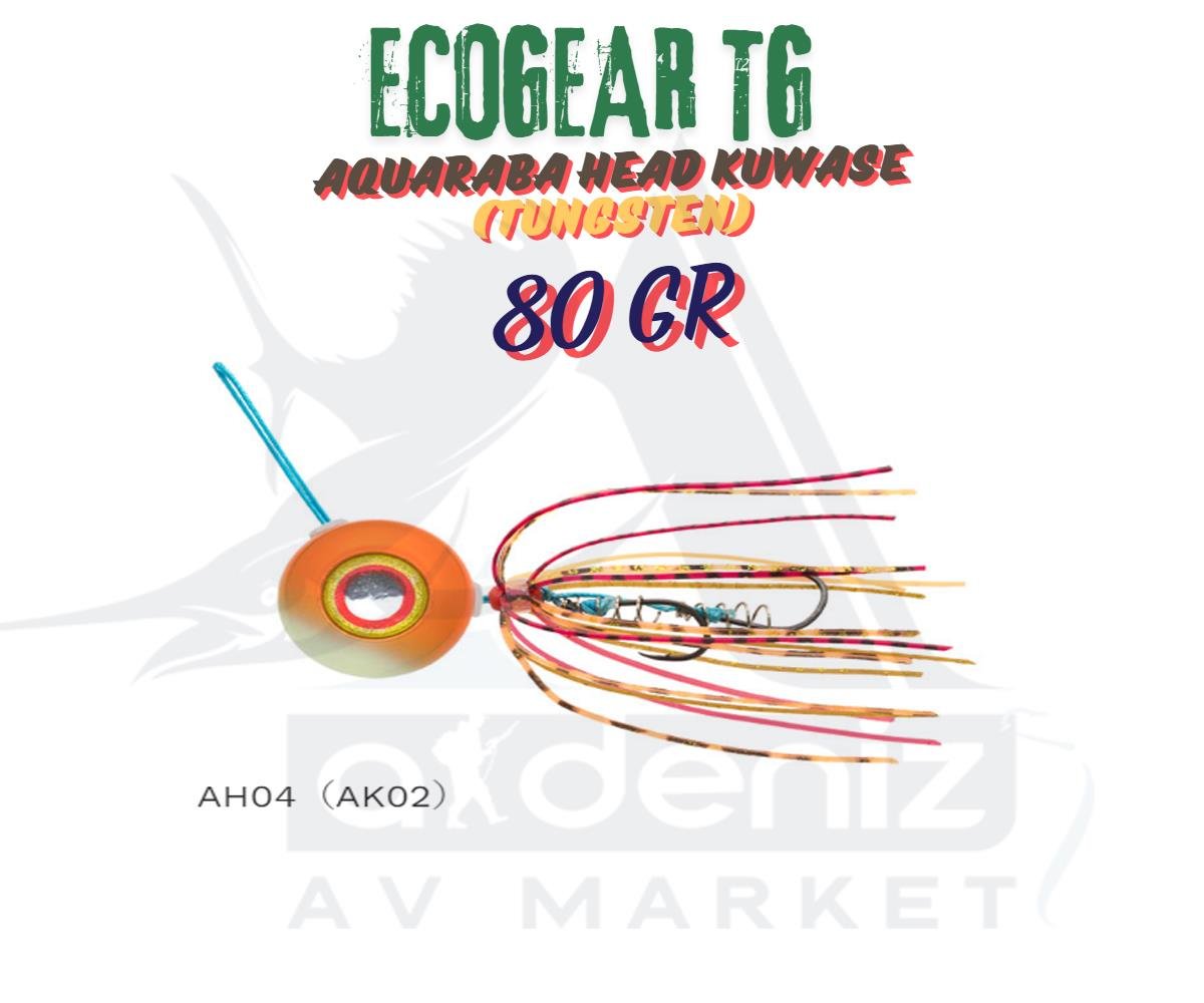 ECOGEAR TG Aquaraba Head Kuwase (TUNGSTEN) 80 gr #AH04ECOGEAR