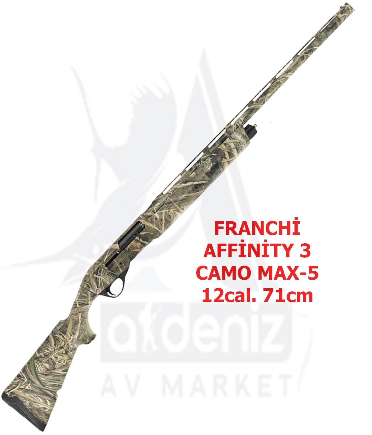 Franchi Affinity 3 Max 5 Camo 12 cal. 71 cm Y.Oto Yivsiz Av TüfeğiFRANCHI