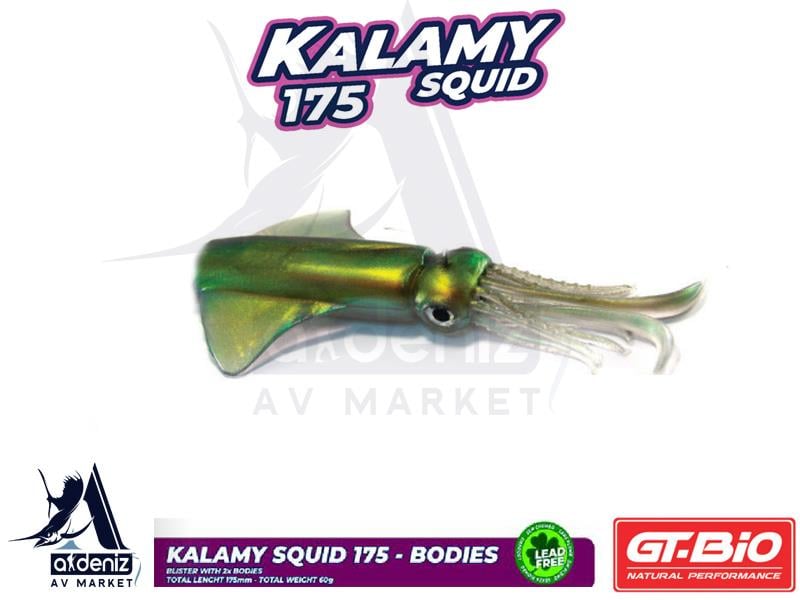GT-BİO Kalamy Squid 175 2x Bodies # Kaki Kamaleo UVGT-BİO
