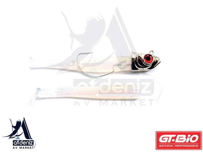 GT-BİO Roller Shad 125 Combo + Body 12,5 cm 16 gr Silikon Balık # White ShadGT-BİO