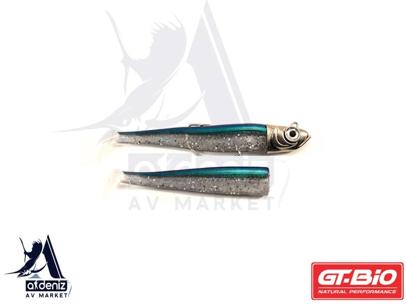 GT-BİO Roller Shad 125 Combo + Body 12,5 cm 16 gr Silikon Balık # Blue KamaleoGT-BİO