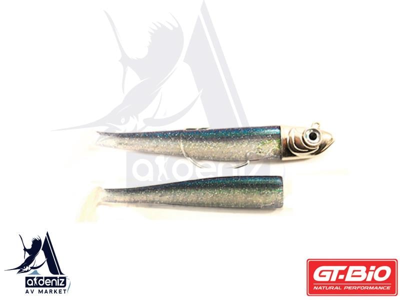 GT-BİO Roller Shad 125 Combo + Body 12,5 cm 16 gr Silikon Balık # Ghost AnchovyGT-BİO